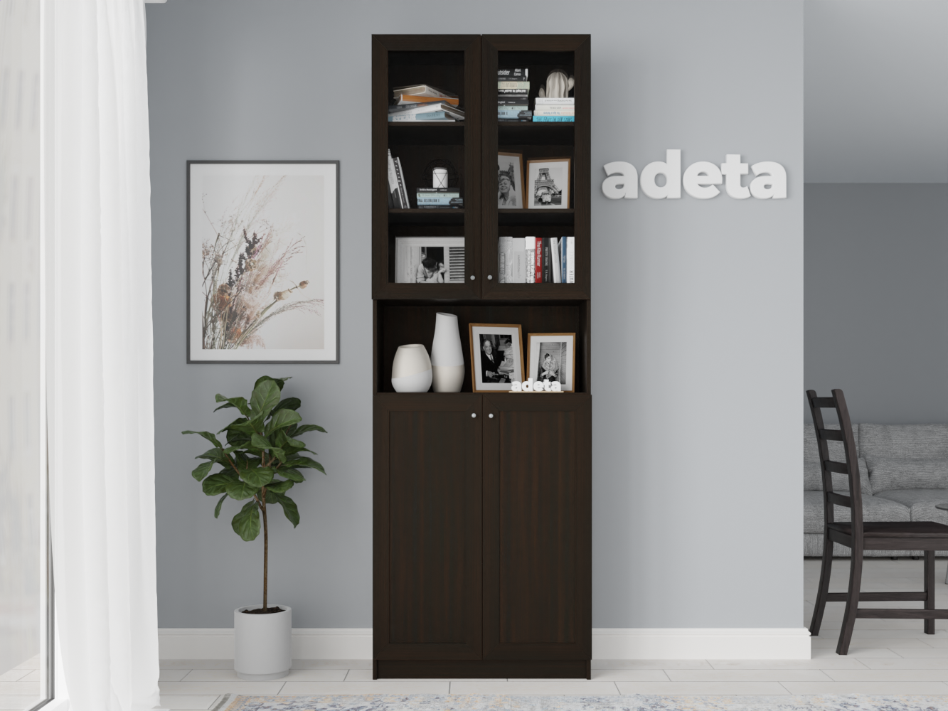 Книжный шкаф Билли 333 brown ИКЕА (IKEA) изображение товара