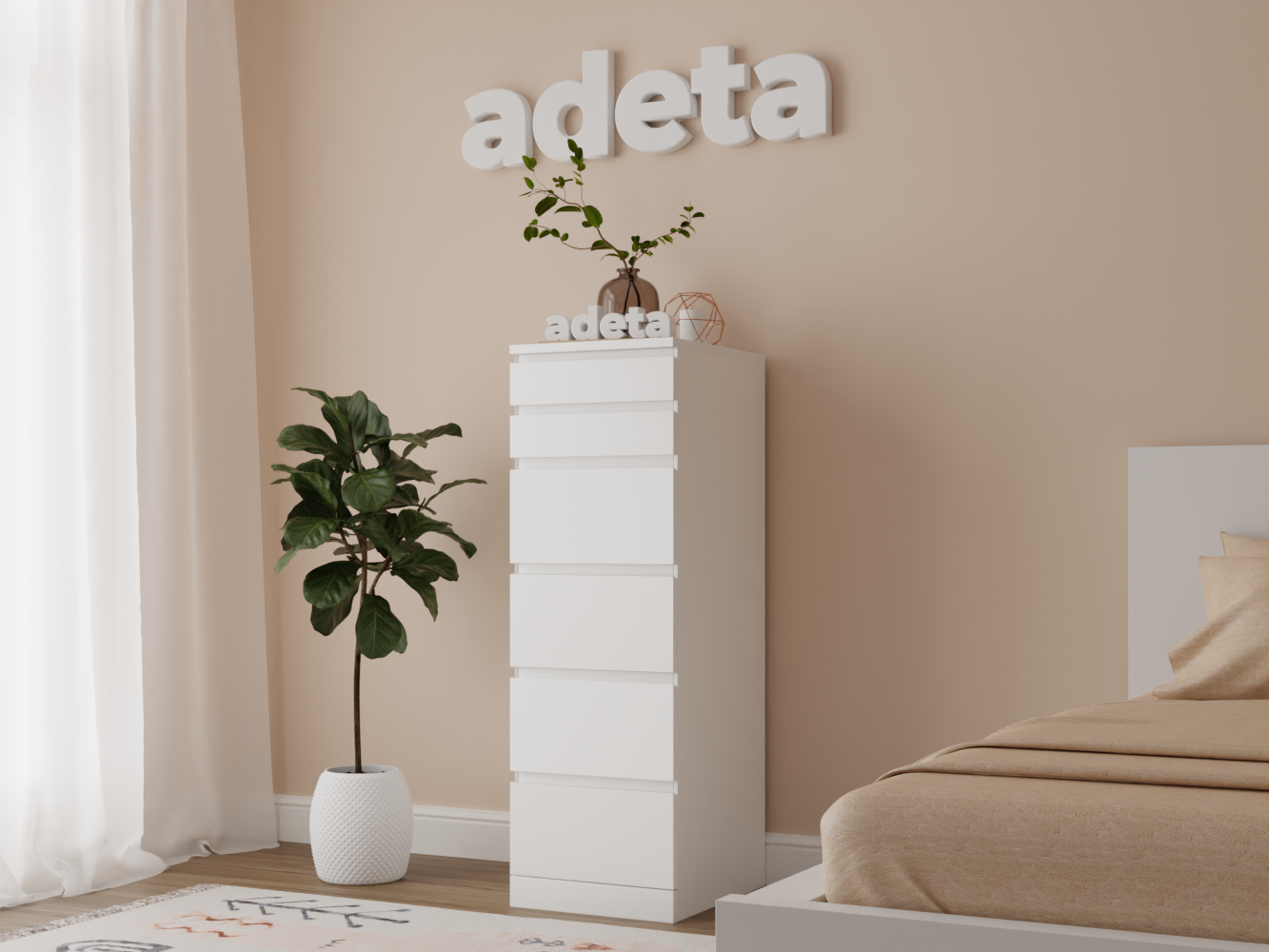 Комод Мальм 28 white ИКЕА (IKEA) изображение товара