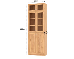 Изображение товара Книжный шкаф Билли 352 oak gold craft ИКЕА (IKEA) на сайте adeta.ru