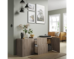 Изображение товара Комод Беста 117 dark beige ИКЕА (IKEA) на сайте adeta.ru